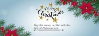 Merry christmas teamplet Copertina Facebook template