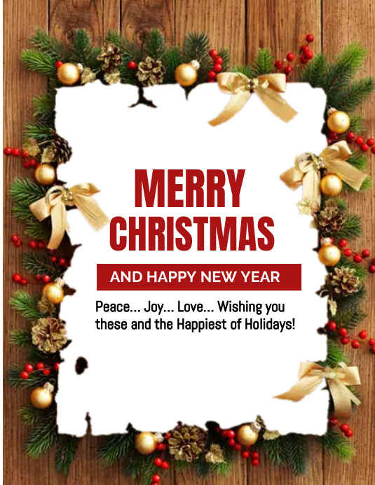 Plantilla de Merry christmas template | PosterMyWall Plantilla de Merry christmas template | PosterMyWall