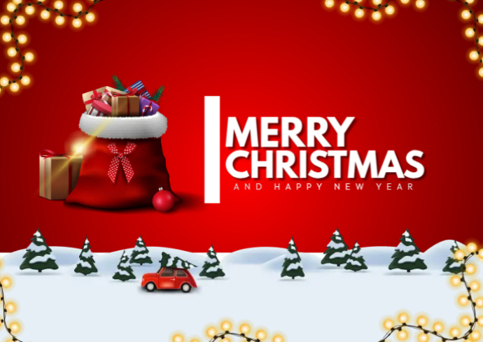 Merry Christmas Template | PosterMyWall