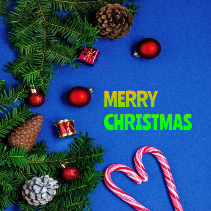 Copy of Merry Christmas Template | PosterMyWall