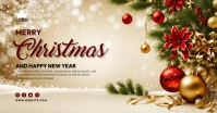 Merry Christmas Template Imagen Compartida en Facebook