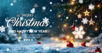 Merry Christmas Template video Obraz udostępniany na Facebooku