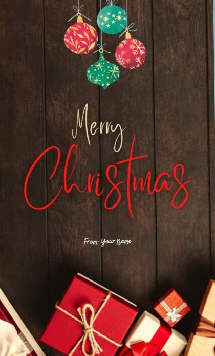 Merry Christmas Template PosterMyWall