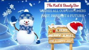蓝色 Christmas Greetings Facebook-covervideo Template