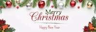 merry christmas twitter header template