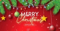 Merry Christmas video Facebook Gedeelde Prent template