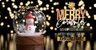 Merry Christmas Video Design Template Facebook Shared Image