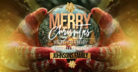 Merry Christmas Video Design Template Facebook Shared Image