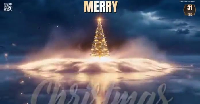 Merry Christmas Video Template | PosterMyWall