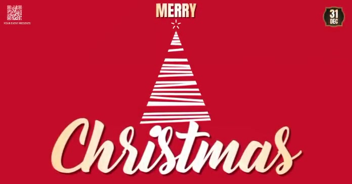 Merry Christmas Video Template | PosterMyWall