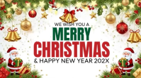 Merry Christmas video Template Digital Display (16:9)