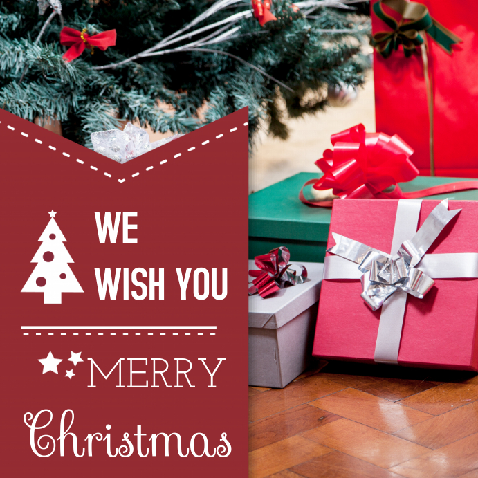 Modello Design Online Di Auguri Di Buon Natale Postermywall