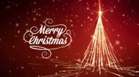 Merry Christmas Wish Twitter-Beitrag template