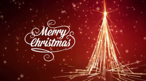 Merry Christmas Wish Twitter-opslag template