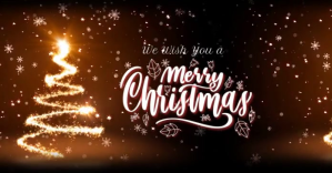 Merry Christmas Wish Facebook Ad template
