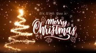 Merry Christmas Wish Twitter-bericht template