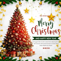 Merry Christmas Wish Square (1:1) template