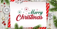 Merry Christmas Wish Facebook Ad template