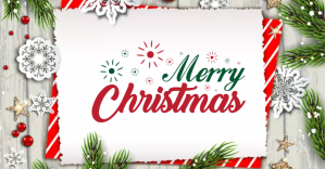 Merry Christmas Wish Annuncio Facebook template