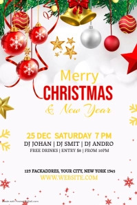 Merry Christmas Wish Banner 4X6 Template | PosterMyWall