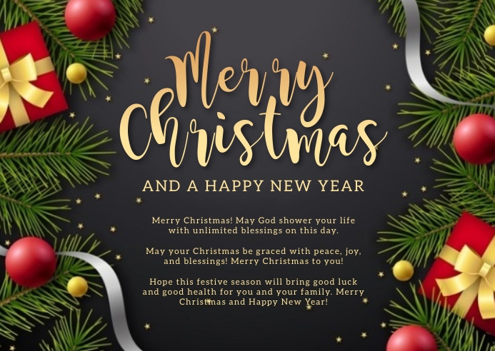 Frohe Weihnachten Wunscht Banner Vorlage Vorlage Postermywall