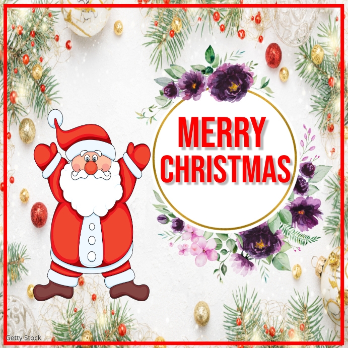 Merry christmas Wishes Template | PosterMyWall