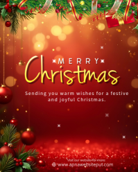 merry christmas wishes for family Instagram Portrait template
