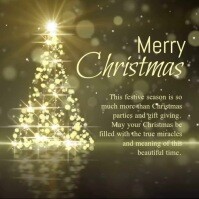 merry christmas wishes greeting card message Square (1:1) template