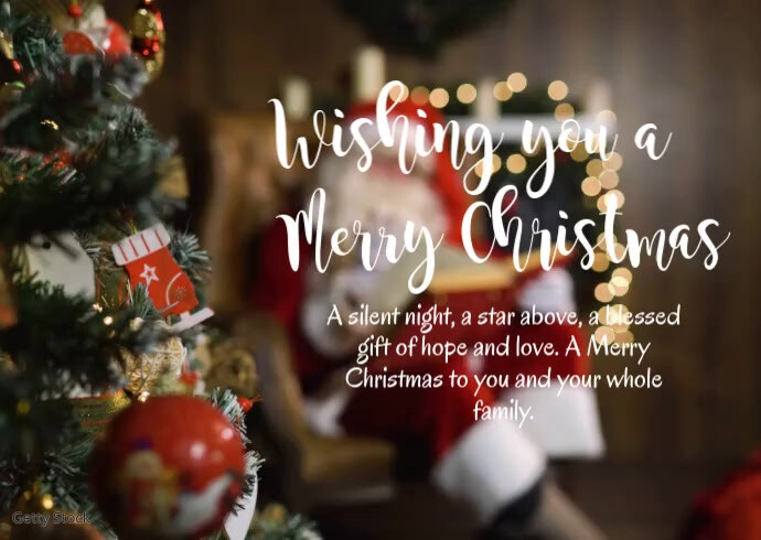 merry christmas wishes greeting card message 明信片 template