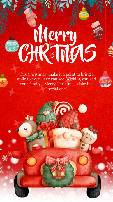 Copy of Merry Christmas Wishes Instagram Story | PosterMyWall