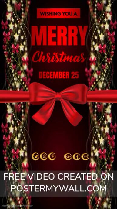 Merry Christmas Wishing Flyer História do Instagram template