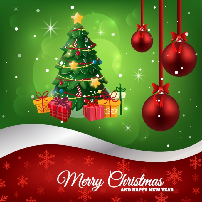 Merry Christmas 🎄cards Album Cover template