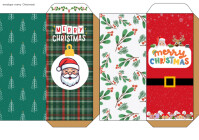 Merry Christmast Envelope A4 template