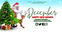 merry christsmas and happy new year Facebook Shared Image template