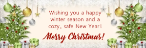 สีขาว Christmas Greeting Card Email Header Template