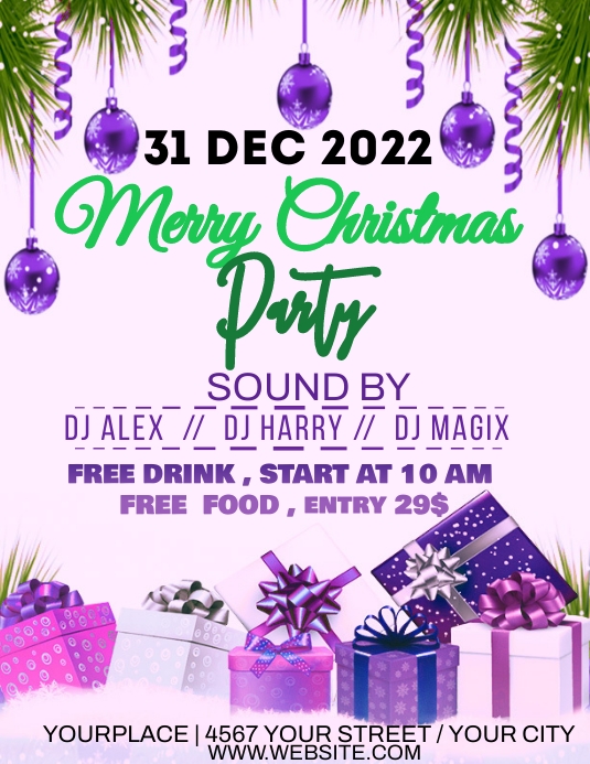Copy of merry | PosterMyWall