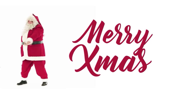 Merry xmas วิดีโอหน้าปก Facebook (16:9) template