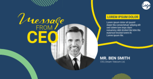 Message From CEO Template Facebook Ad