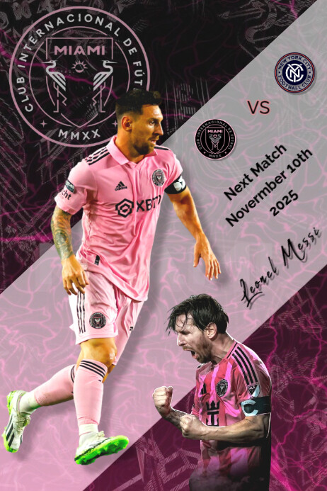 messi Poster template