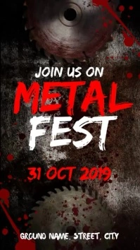 Metal fest Umbukiso Wedijithali (9:16) template