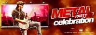 Metal Night Celebration Facebook Cover Photo template
