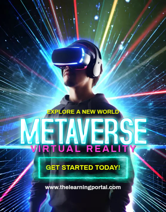 Copy of Metaverse Virtual Reality Flyer | PosterMyWall