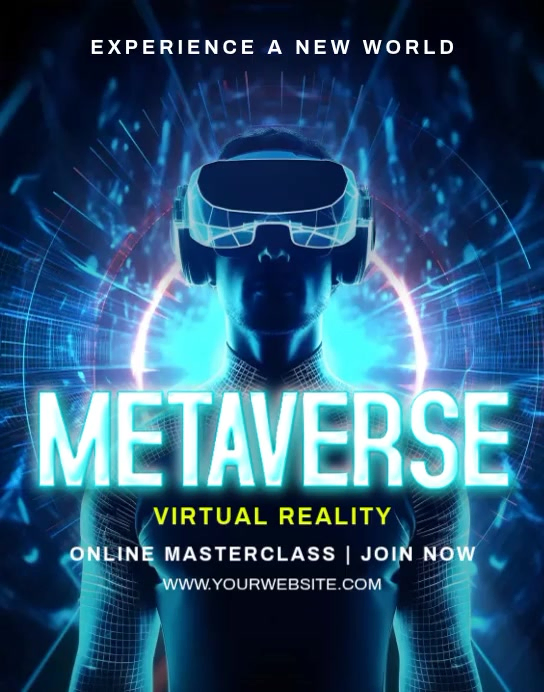 Metaverse Virtual Reality Template | PosterMyWall