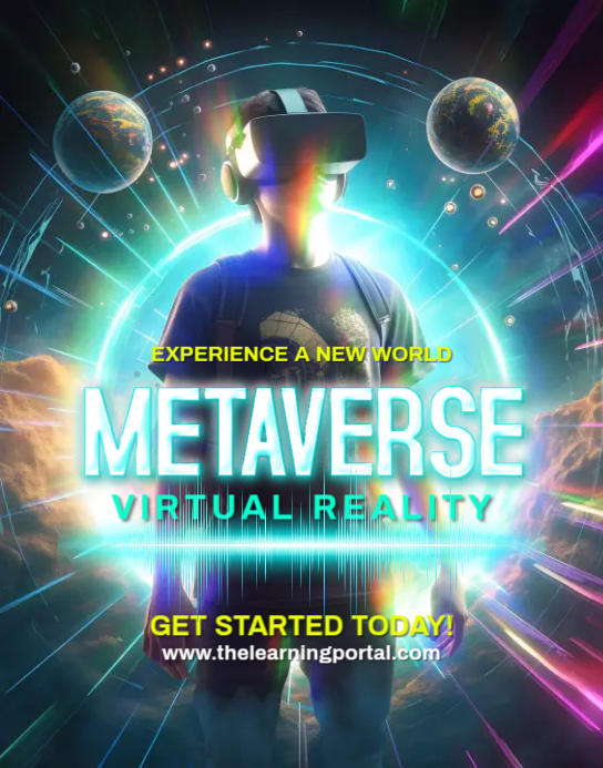 Copy of Metaverse Virtual Reality Flyer | PosterMyWall