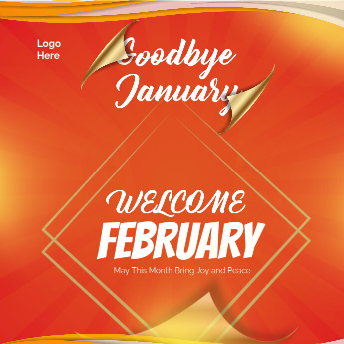 Mew Month Design Logo template