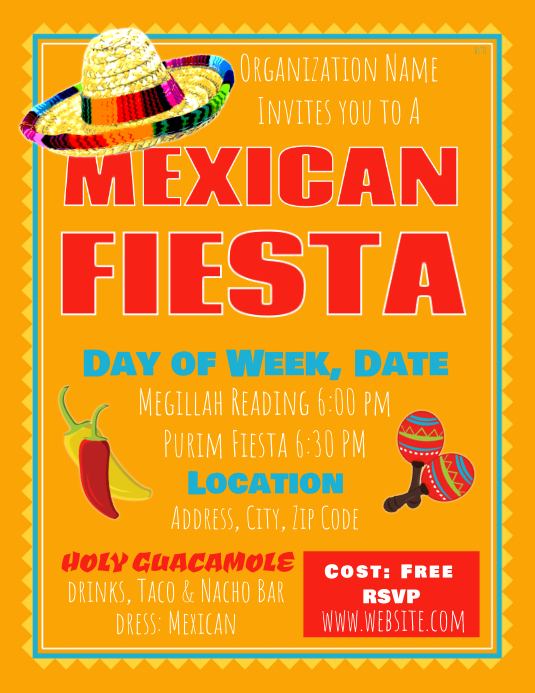 Mexican Fiesta Template Postermywall