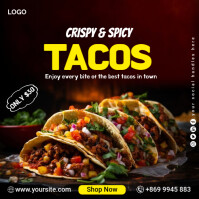 mexican food Instagram Plasing template