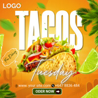 mexican food Сообщение Instagram template