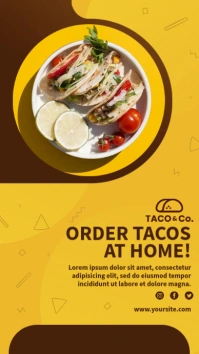 Mexican Foods Template Instagram na Kuwento