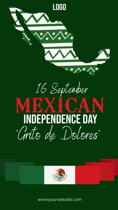 Mexican Independence Day, mexico day Instagram Story template